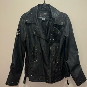 BKE Vegan Leather Jacket